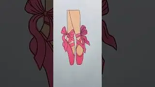 Coloring a high heel women's shoe 👠#art #stepbystepcoloring #drawing #painting #shortvideo#relaxing