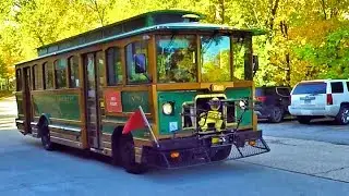 Let's Ride The Eureka Springs Trolley To The Crescent Hotel!