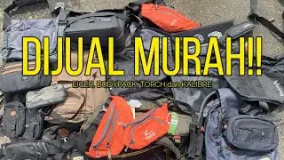 OBRAL TAS EIGER, BODYPACK, KALIBRE DAN TORCH BEKAS REVIEW KONTEN YOUTUBE