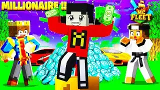 BECOMING MILLIONAIRE  in WORLD's BEST SERVER|MC Fleet SERVER|😍#8[🔴LIVE]@GamerFleet