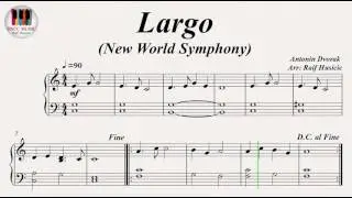 Largo (New World Symphony) - Antonin Dvorak, Piano