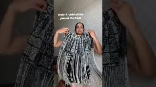 Bash Blue Beaded Cape