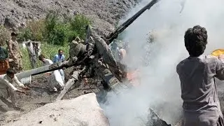 A Pakistan Army MI-17 helicopter crashed near Huder, Chilas. Wk reports & sports