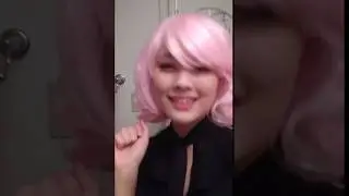 Pink party wig!