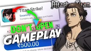 Best Attack on Titan Game for Android 😱 | AOT Mobile Gameplay 2025 | New Attack on Titan Android
