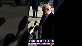 Trump Drops A Cold One-Liner To Reporters&hellip; Then Walks Off 😳🔥 #shorts