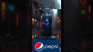 AMAZING!!! EVOLUTION PEPSI LOGO!!! #drink #sprite #evolution