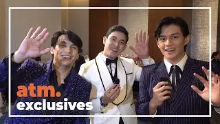 Kim De Leon, Seb Pajarillo, and Matthew Uy serve looks at the #GMAGala2025 | ATM Online Exclusive