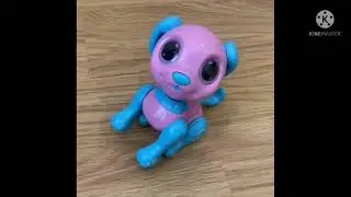musical jumping puppy & 360 degree rotation light and sound train