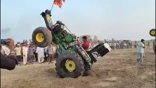 नीशू देशवाल ट्रेक्टर स्टंट का जांबाज खिलाडी जहाज वाले टायर उठा दिये ऊपर 🤭#nishudaswal #tractor 