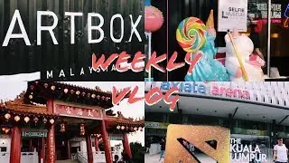 Weekly Vlog✨ | Artbox Malaysia 🌈 | KL Major 🎮 | Ax Vlogs