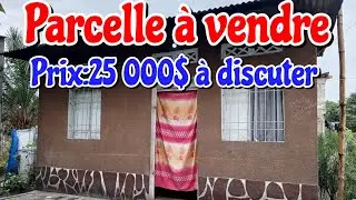 👉25 000$ À DISCUTER,PARCELLE AVEC 2 PORTES DES LOCATAIRES À KINSHASA N'SELÉ BIBWA