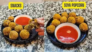 Soya popcorn recipe | High protein kurkure soya popcorn |