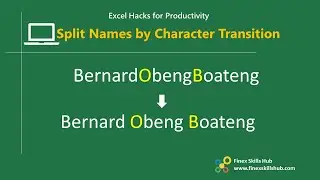 Split Names by Character Transition