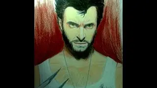 Speed Drawing : Wolverine (Hugh Jackman)