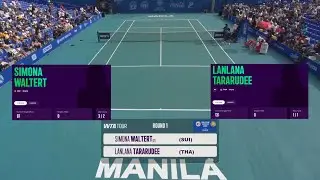 (7) Simona Waltert (SUI) vs Lanlana Tararudee (THA) -  Game, Set, Match