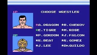 2 Player Choose Wrestler theme - Tecmo World Wrestling (NES)