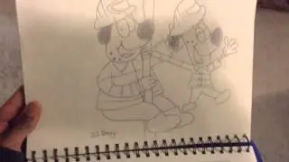 A Tour of One of My Sketchbooks: My BerryToons Creations