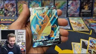 Pulling Full Art Charizard from Brilliant Stars - Pokemon TCG