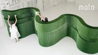 creative layouts with forest green textile softblock | molo