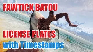 Maneater - Fawtick Bayou License Plates - Collectibles Guide