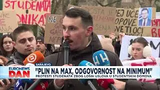 Euronews dan: Plin na max, odgovornost na minimum - protest studenata zbog uslova u domovima