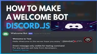 How to make Discord Welcome Bot 2021 Best Ever Welcome Bot