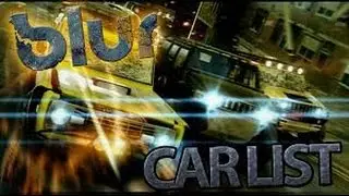 Blur car list!!! All car in blur full unlock in HD!!!!!!