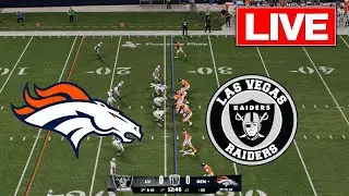 🔴LIVE: Denver Broncos vs Las Vegas Raiders/ November 6/ Week 10/ Madden NFL 26