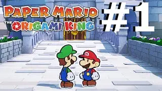 Paper Mario: The Origami King Walkthrough Gameplay Part 1 - Invitation To Origami Festival