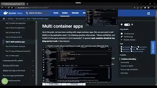 Multi-container Apps - Containerized Docker Application Using MySQL Database.