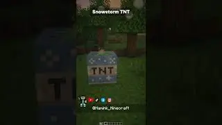 This TNT Created a Real Blizzard in Minecraft!