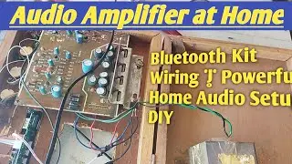 LA4440 IC Amplifier + Bluetooth Kit Wiring | Powerful Home Audio Setup DIY