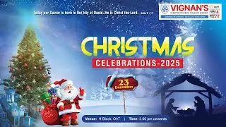 Semi-Christmas Celebrations at Vignan’s University | Faith, Unity & Culture