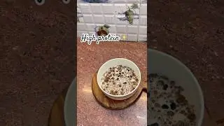 High protein dark chocolate muesli #shorts#youtubeshorts#protein #diet#ytshorts#viral#food #trending
