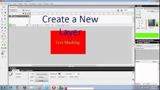 Text Masking in Macromedia Flash 8