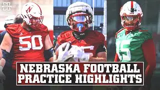 Watch 2025 Nebraska Football First Practice of Fall Camp | Practice Highlights