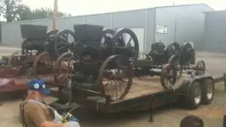 12hp and 8hp waterloo boy pre John Deere hit and miss antique gas engine