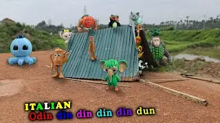What Brainrot Lives Near the Hut?! | 12 Brick Figures Found! | Baka Bricks