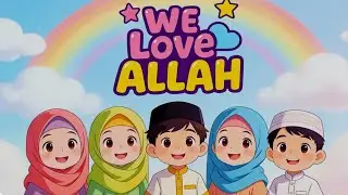 We Love Allah 💖 Best Islamic Song for Kids | Muslim Song for Kids | Islamic Lullaby