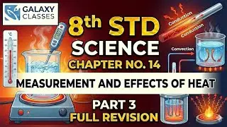 8th Std Science Ch 14 Measurement & Effects of Heat Part 3 | Heat Transfer:  | SSC