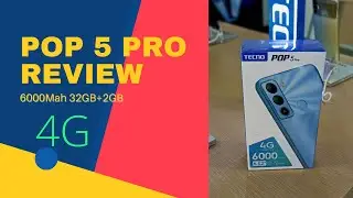 Tecno POP 5 PRO Unboxing and Review