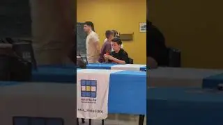 Armando el pyraminx en mi primera competencia y se me dio vuelta una pieza ##cuboderubik #VicenCubos