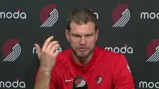 Tiago Splitter PostGame Interview | New York Knicks vs Portland Trail Blazers