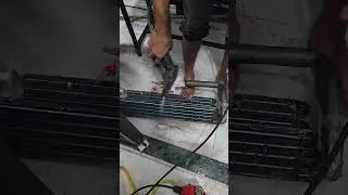 AC TECHNICIAN AC pump Down Service for best cooling performance ✅️🪛💯🛠#nicecool​​