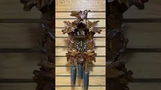 HONES 8 DAYS CARVINGS CUCKOO CLOCK CIRCA 2003 #cuckooclocks #clockrepairsingapore #thecuckoohaus