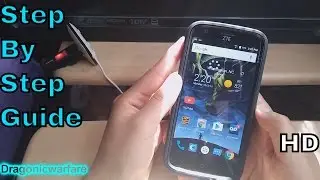 Как сделать снимок экрана Zte Warp 7 (HD)