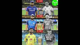 Finalists of all ipl seasons