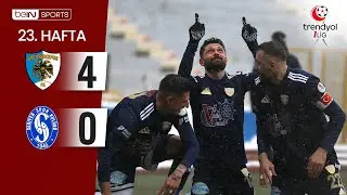 Erzurumspor (4-0) Sarıyer | 23. Hafta Ma&ccedil; &Ouml;ZETİ | Trendyol 1. Lig - 2025/26