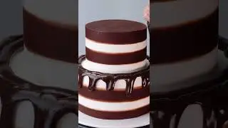 #shorts This Double Chocolate Cake Is Every Dessert Lover's Dream! #satisfying #chocolatecake